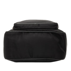 プラダ 三角ロゴプレート ハンドバッグ ショルダーバッグ 2WAY 1BG308 ブラック ナイロン レザー レディース PRADA 【中古】