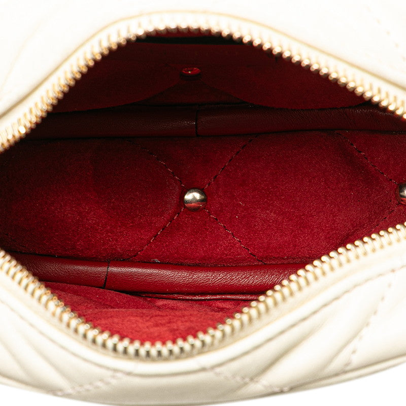 ヴァレンティノ ロックスタッズ ショルダーバッグ ホワイト レザー レディース VALENTINO 【中古】