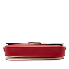 フェンディ トレバケット ワンショルダーバッグ 8BR720 レッド レザー レディース FENDI 【中古】