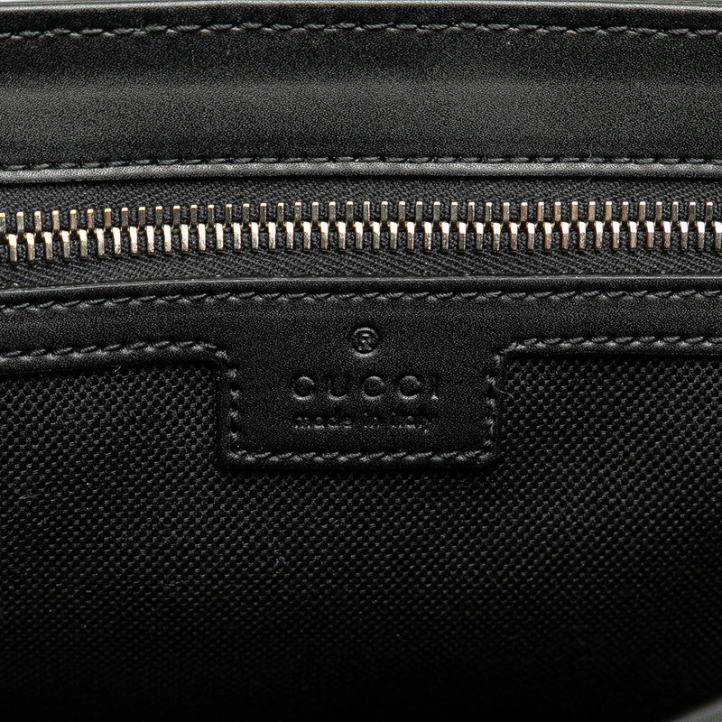 グッチ GGスプリーム ショルダーバッグ クロスボディバッグ 771167 ブラック PVC レザー レディース GUCCI 【中古】