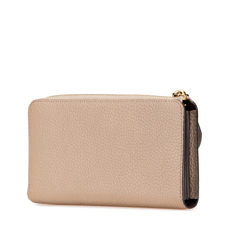 ルイ ヴィトン ポルトフォイユ コメット 長財布 M63104 ガレ ベージュ トリヨンレザー レディース LOUIS VUITTON 【中古】