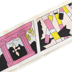 エルメス ツイリー Factory Suite スカーフ ホワイト マルチカラー シルク レディース HERMES 【中古】