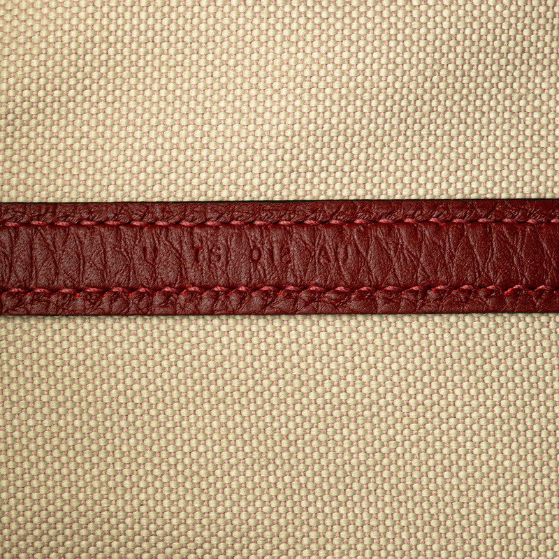 エルメス ピュール サングル トートバッグ ベージュ レッド ブラウン トリヨンクレマンス トワルミリタリー レディース HERMES 【中古】