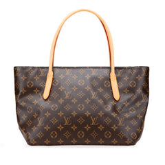 ルイ ヴィトン モノグラム ラスパイユPM トートバッグ ハンドバッグ M40608 ブラウン PVC レザー レディース LOUIS VUITTON 【中古】