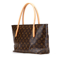 ルイ ヴィトン モノグラム ラスパイユPM トートバッグ ハンドバッグ M40608 ブラウン PVC レザー レディース LOUIS VUITTON 【中古】