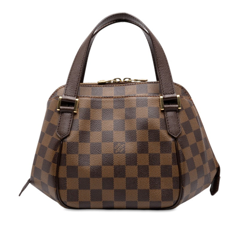 ルイ ヴィトン ダミエ ベレムPM ハンドバッグ N51173 ブラウン PVC レザー レディース LOUIS VUITTON 中古