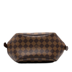 ルイ ヴィトン ダミエ ベレムPM ハンドバッグ N51173 ブラウン PVC レザー レディース LOUIS VUITTON 中古