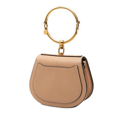 クロエ ナイル ハンドバッグ ショルダーバッグ 2WAY ベージュ レザー レディース Chloe 中古