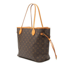 ルイ ヴィトン モノグラム ネヴァーフルMM ショルダーバッグ トートバッグ M40156 ブラウン PVC レザー レディース LOUIS VUITTON 【中古】