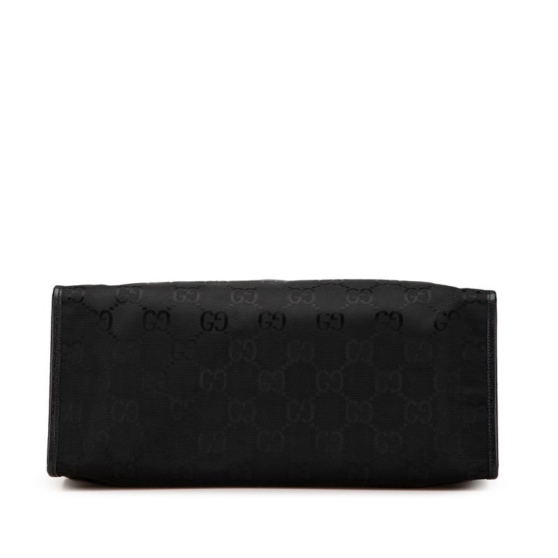 グッチ GGナイロン オフザグリッド トートバッグ ショルダーバッグ 2WAY 630353 ブラック ナイロン レザー レディース GUCCI 【中古】