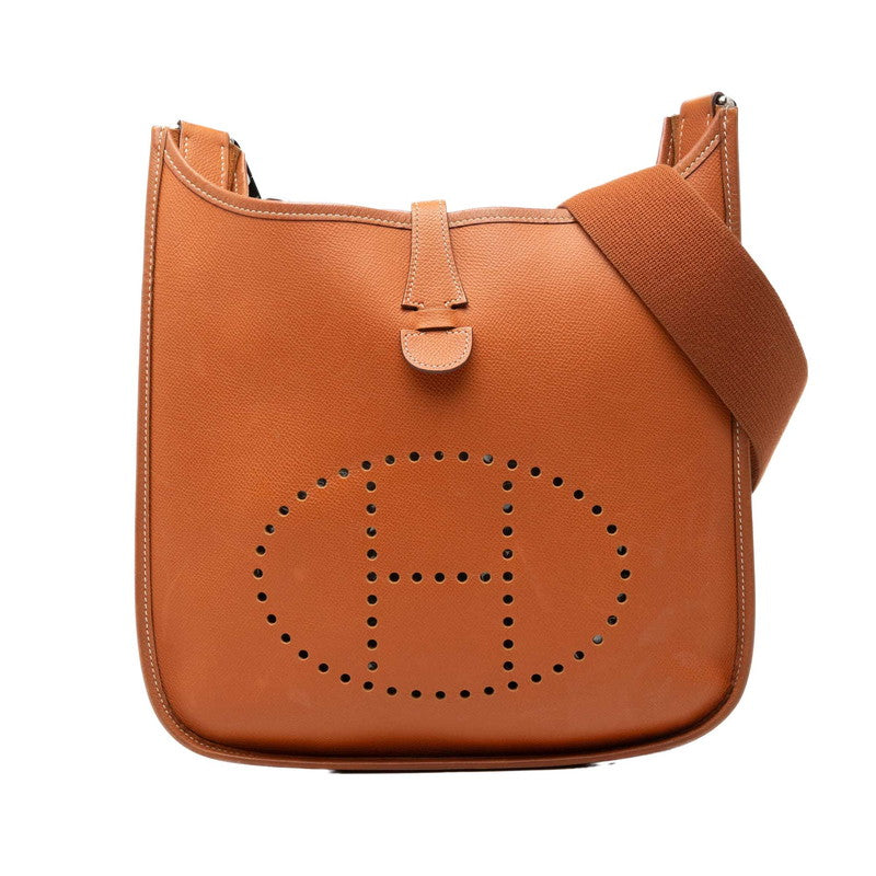 エルメス エヴリン2 PM 斜め掛け ショルダーバッグ □I刻印 ブラウン トリヨンクレマンス レディース HERMES 中古