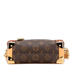 ルイ ヴィトン モノグラム サイドトランクPM ハンドバッグ ショルダーバッグ 2WAY M46815 ブラウン PVC レザー レディース LOUIS VUITTON 【中古】