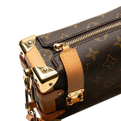 ルイ ヴィトン モノグラム サイドトランクPM ハンドバッグ ショルダーバッグ 2WAY M46815 ブラウン PVC レザー レディース LOUIS VUITTON 【中古】