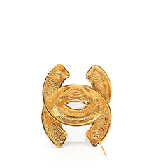 シャネル ココマーク マトラッセ ブローチ ゴールド メッキ レディース CHANEL 【中古】