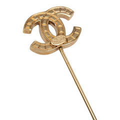 シャネル ココマーク ピンブローチ 03P刻印 ゴールド メッキ レディース CHANEL 【中古】