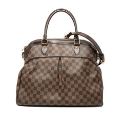 ルイ ヴィトン ダミエ トレヴィGM ハンドバッグ ショルダーバッグ 2WAY N51998 ブラウン PVC レザー レディース LOUIS VUITTON 【中古】