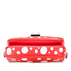 ルイ ヴィトン × 草間彌生 モノグラム アンプラント メティス ハンドバッグ ショルダーバッグ 2WAY M81983 レッド ホワイト レザー レディース LOUIS VUITTON 【中古】