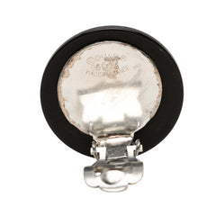 シャネル ココマーク イヤリング シルバー ブラック メタル ラインストーン レディース CHANEL 【中古】