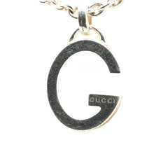 グッチ Gロゴ チェーン ペンダントネックレス SV925 シルバー レディース GUCCI 【中古】