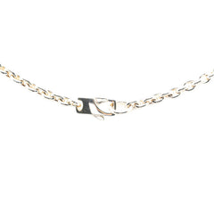 グッチ Gロゴ チェーン ペンダントネックレス SV925 シルバー レディース GUCCI 【中古】