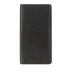 ルイ ヴィトン タイガ ポルトフォイ ユロン 長財布 M30541 ノワール ブラック レザー メンズ LOUIS VUITTON 【中古】