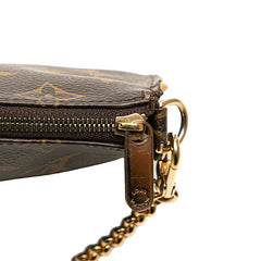 ルイ ヴィトン モノグラム ソフィ チェーン ショルダーバッグ ハンドバッグ M40158 ブラウン PVC レザー レディース LOUIS VUITTON 【中古】