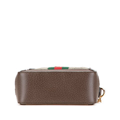 グッチ GGスプリーム オフィディア ショルダーバッグ 602576 ブラウン PVC レザー レディース GUCCI 【中古】