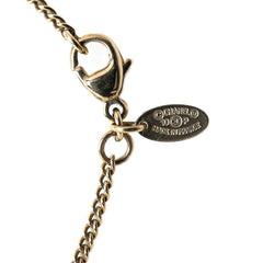 シャネル ココマーク アロー 矢 モチーフ ネックレス ゴールド ピンクベージュ メッキ レディース CHANEL 【中古】