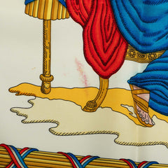 エルメス カレ90 LIBERTE EGALITE FRATERNITE REPUBLIQUE FRANCAISE 1789年フランス革命を記念して スカーフ グリーン シルク レディース HERMES 中古
