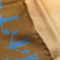 エルメス カレ90 EN COURSE ヨット スカーフ ブラウン マルチカラー シルク レディース HERMES 【中古】