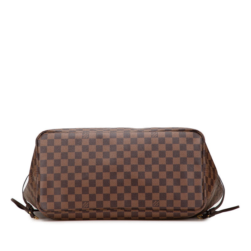ルイ ヴィトン ダミエ ネヴァーフルGM トートバッグ N41357 ブラウン PVC レザー レディース LOUIS VUITTON 【中古】