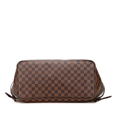 ルイ ヴィトン ダミエ ネヴァーフルGM トートバッグ N41357 ブラウン PVC レザー レディース LOUIS VUITTON 【中古】