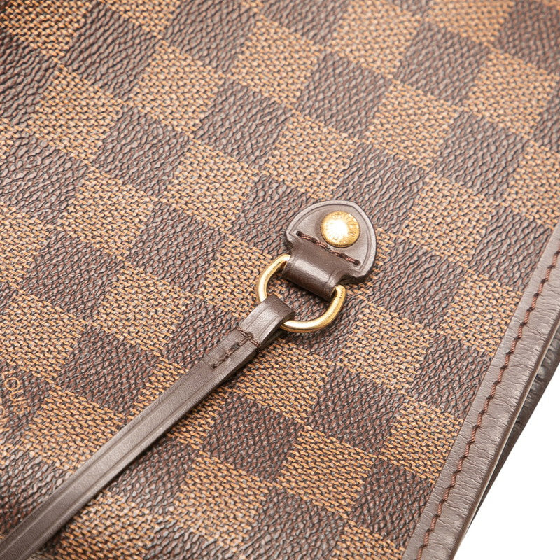 ルイ ヴィトン ダミエ ネヴァーフルGM トートバッグ N41357 ブラウン PVC レザー レディース LOUIS VUITTON 【中古】