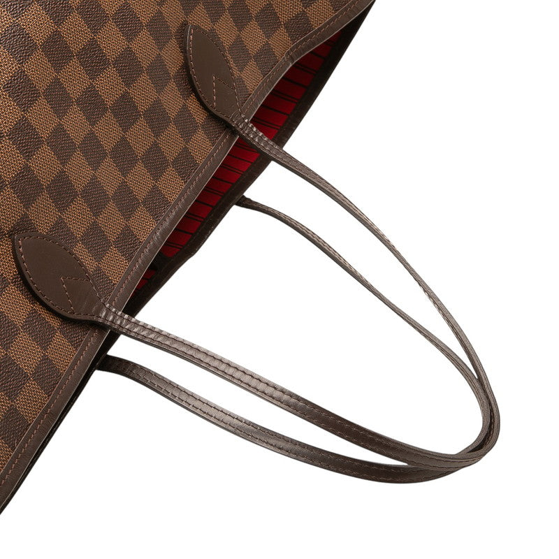 ルイ ヴィトン ダミエ ネヴァーフルGM トートバッグ N41357 ブラウン PVC レザー レディース LOUIS VUITTON 【中古】