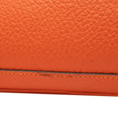 エルメス ガーデンパーティPM トートバッグ ハンドバッグ オレンジ系 ネゴンダ レディース HERMES 【中古】