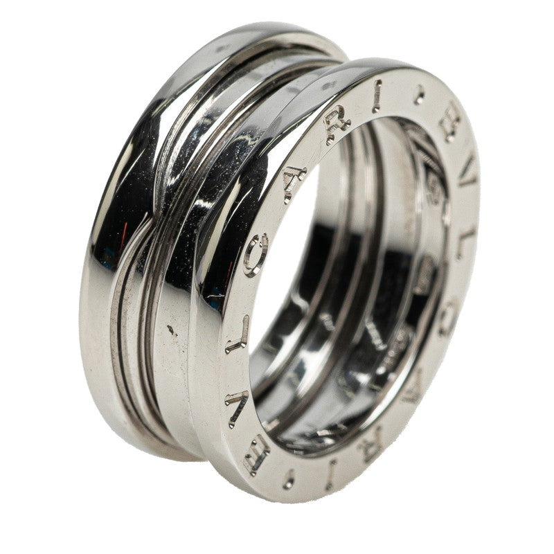 ブルガリ ビーゼロワン 2バンド リング 指輪 #50 K18WG ホワイトゴールド レディース BVLGARI 【中古】
