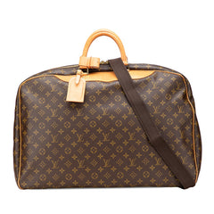 ルイ ヴィトン モノグラム アリゼ アン ポッシュ ガーメントバッグ ショルダーバッグ 2WAY M41393 ブラウン PVC レザー レディース LOUIS VUITTON 【中古】