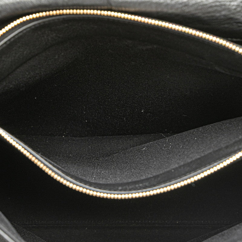 サンローラン ミューズトゥ トートバッグ ショルダーバッグ 2WAY 368228 ブラック レザー レディース SAINT LAURENT 【中古】