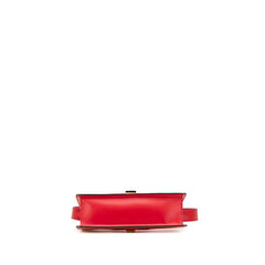 グッチ シルヴィ ワンショルダーバッグ 421882 レッド レザー レディース GUCCI 【中古】