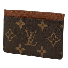ルイ ヴィトン モノグラム ポルトカルト サーンプル カードケース M61733 ブラウン PVC レザー レディース LOUIS VUITTON 中古