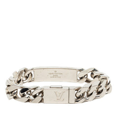 ルイ ヴィトン モノグラム チェーンブレスレット ブレスレット M62486 シルバー メタル レディース LOUIS VUITTON 中古