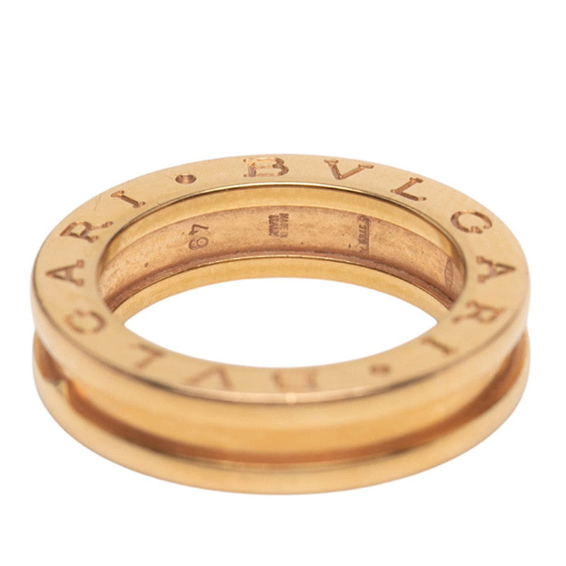 ブルガリ ビーゼロワン リング 指輪 #49 K18YG イエローゴールド レディース BVLGARI 【中古】