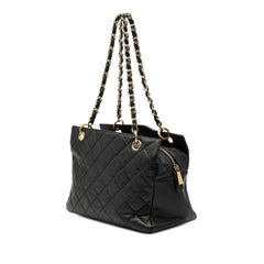 シャネル ココマーク マトラッセ チェーン ハンドバッグ ショルダーバッグ ブラック キャビアスキン レディース CHANEL 【中古】
