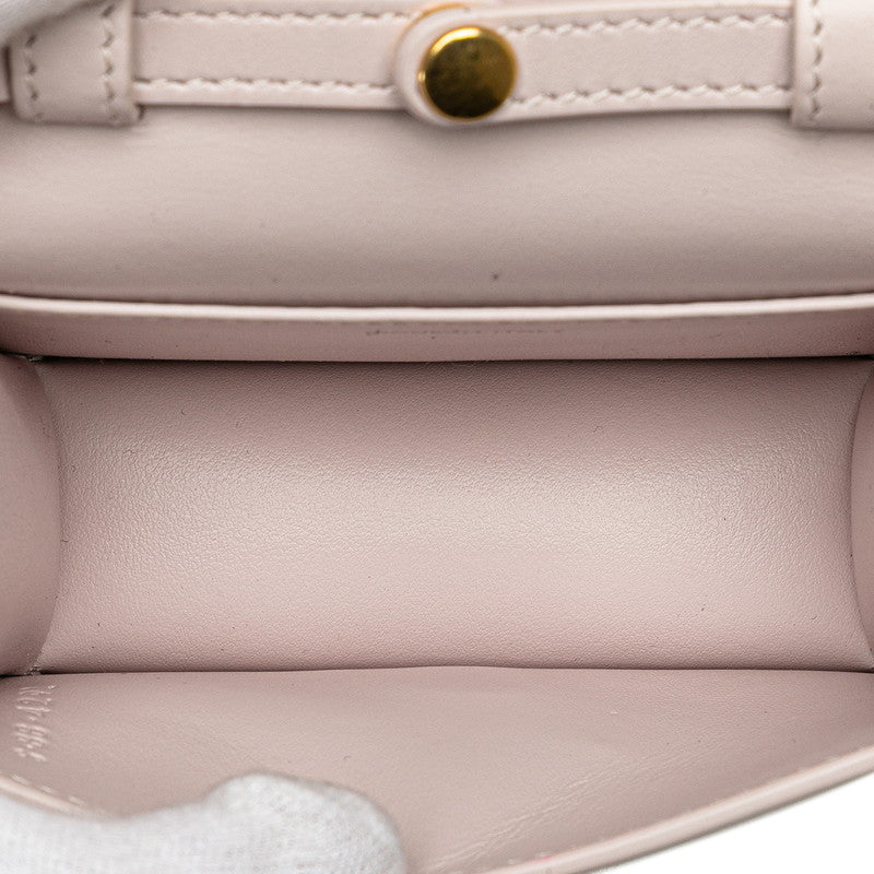 セリーヌ トリオンフ チェーン ショルダーバッグ ピンク レザー レディース CELINE 【中古】
