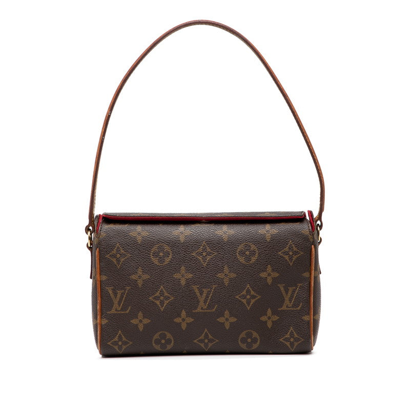 ルイ ヴィトン モノグラム レシタル ハンドバッグ M51900 ブラウン PVC レザー レディース LOUIS VUITTON 【中古】