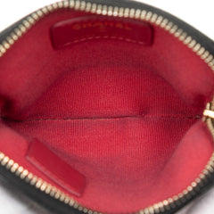シャネル CHANEL 19 ココマーク マトラッセ ジップコインパース カードケース AP2086 ブラック ラムスキン レディース CHANEL 【中古】