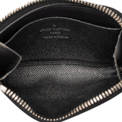 ルイ ヴィトン タイガ ポルトモネ ジュール コインケース 小銭入れ L字ファスナー M63375 ノワール ブラック レザー メンズ LOUIS VUITTON 【中古】