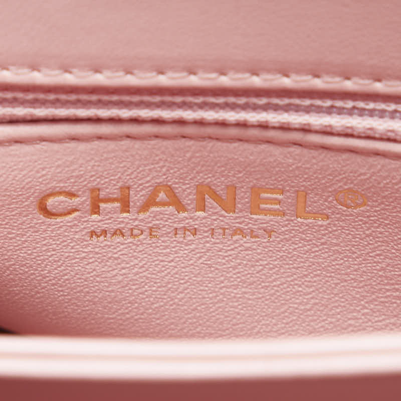 シャネル マトラッセ トレンディCC ハンドバッグ チェーン ショルダーバッグ 2WAY ピンク ラムスキン レディース CHANEL 【中古】