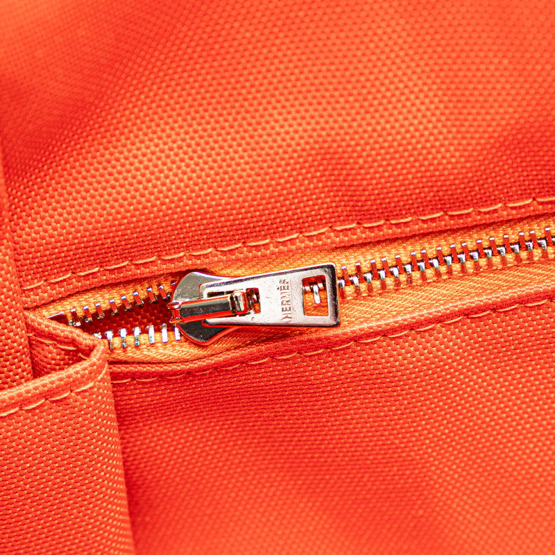 エルメス サックドパンサージュ グルーム トートバッグ ショルダーバッグ 2WAY カーキグリーン キャンバス レディース HERMES 【中古】