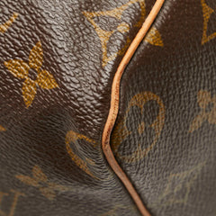 ルイ ヴィトン モノグラム スピーディ40 ハンドバッグ M41106 ブラウン PVC レザー レディース LOUIS VUITTON 【中古】